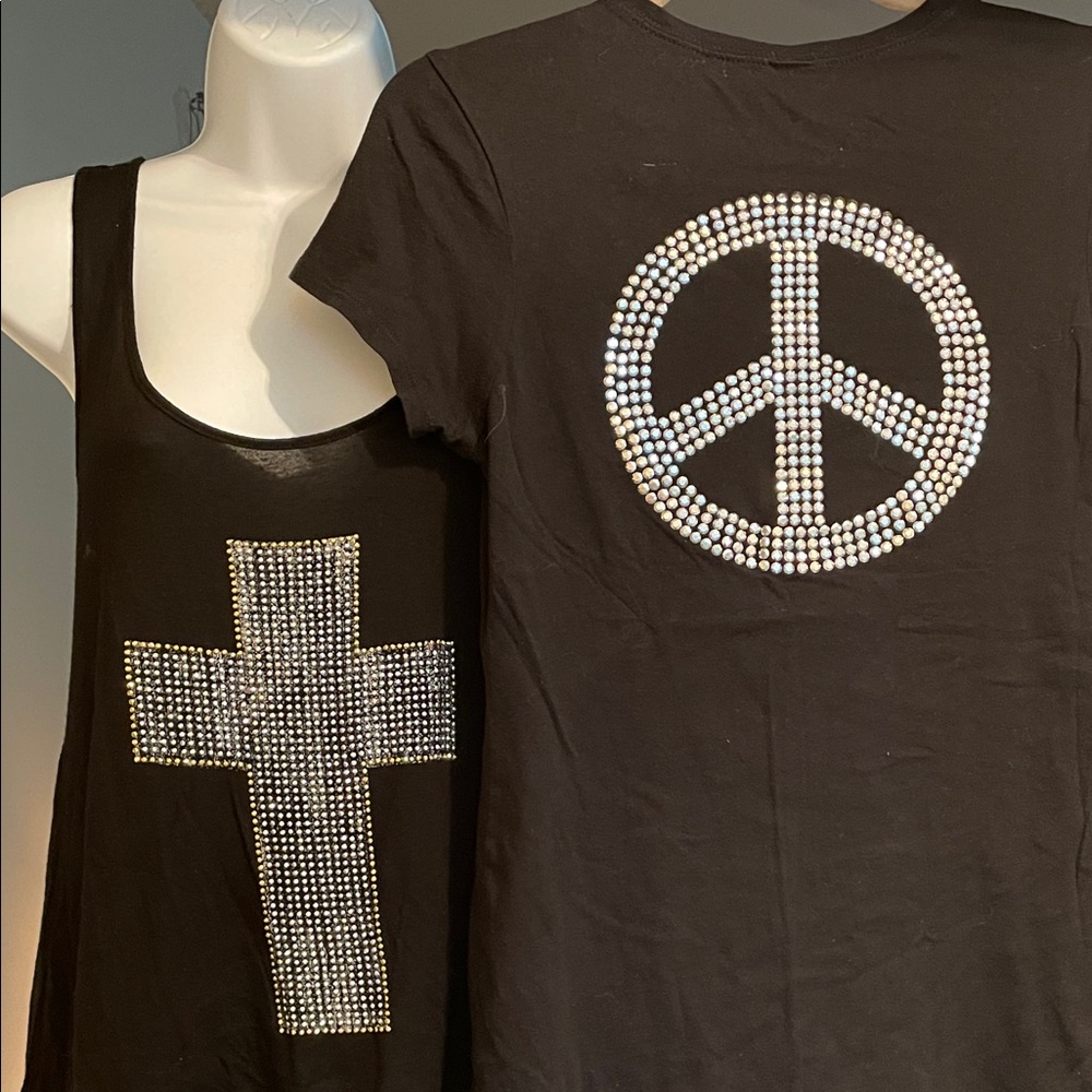 Embellished Black Tee’s {2}